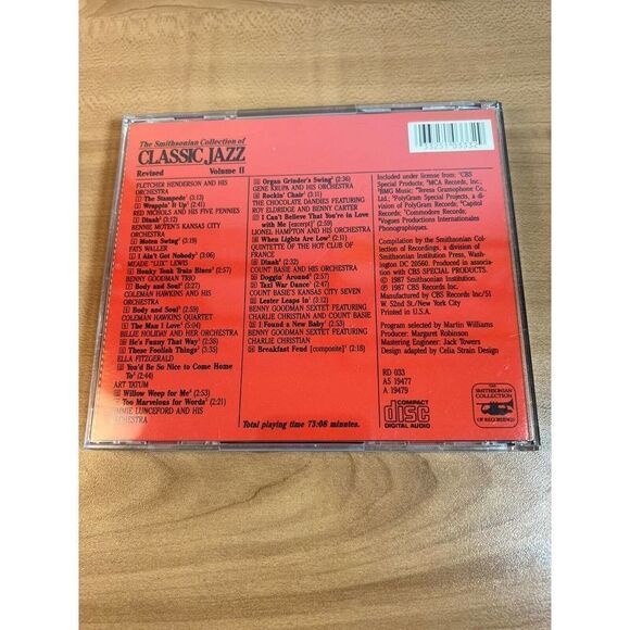 The Smithsonian Collection Of Classic Jazz – Revised: Volume II (1987) Music CD - Picture 2 of 6